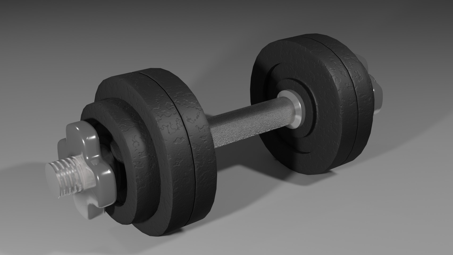 Dumbbell (Low Poly) preview image 2